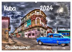Kuba – Straßenszenen (Wandkalender 2024 DIN A2 quer), CALVENDO Monatskalender von Sturzenegger,  Karin