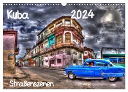 Kuba – Straßenszenen (Wandkalender 2024 DIN A3 quer), CALVENDO Monatskalender von Sturzenegger,  Karin