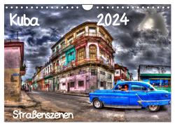Kuba – Straßenszenen (Wandkalender 2024 DIN A4 quer), CALVENDO Monatskalender von Sturzenegger,  Karin