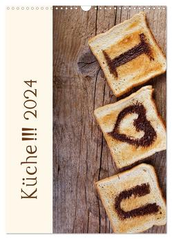 Küche !!! 2024 (Wandkalender 2024 DIN A3 hoch), CALVENDO Monatskalender von Schwarz,  Nailia