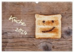 Küche (Wandkalender 2024 DIN A3 quer), CALVENDO Monatskalender von Schwarz,  Nailia