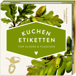 Küchen-Etiketten für Gläser und Flaschen (Eichenblätter, Hölker Küchenpapeterie)