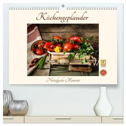 Küchengeplauder – Nostalgische Momente (hochwertiger Premium Wandkalender 2024 DIN A2 quer), Kunstdruck in Hochglanz von Ola Feix,  Eva
