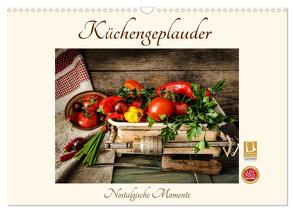 Küchengeplauder – Nostalgische Momente (Wandkalender 2024 DIN A3 quer), CALVENDO Monatskalender von Ola Feix,  Eva