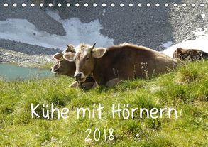 Kühe mit Hörnern (Tischkalender 2018 DIN A5 quer) von Goldscheider,  Stefanie