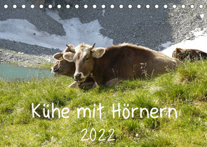 Kühe mit Hörnern (Tischkalender 2022 DIN A5 quer) von Goldscheider,  Stefanie