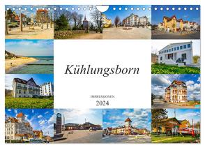 Kühlungsborn Impressionen (Wandkalender 2024 DIN A4 quer), CALVENDO Monatskalender von Meutzner,  Dirk