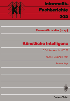 Künstliche Intelligenz von Christaller,  Thomas