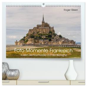 Küsten der Normandie und der Bretagne (hochwertiger Premium Wandkalender 2024 DIN A2 quer), Kunstdruck in Hochglanz von Steen,  Roger