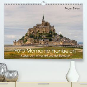 Küsten der Normandie und der Bretagne (Premium, hochwertiger DIN A2 Wandkalender 2022, Kunstdruck in Hochglanz) von Steen,  Roger