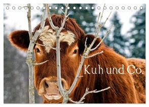 Kuh und Co. (Tischkalender 2024 DIN A5 quer), CALVENDO Monatskalender von Ehmke,  E.