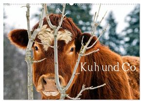 Kuh und Co. (Wandkalender 2024 DIN A2 quer), CALVENDO Monatskalender von Ehmke,  E.