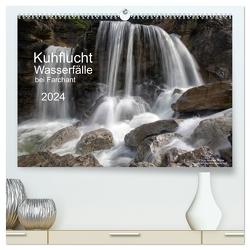 Kuhflucht Wasserfälle bei Farchant (hochwertiger Premium Wandkalender 2024 DIN A2 quer), Kunstdruck in Hochglanz von Mueller,  Andreas