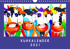 Kuhkalender (Wandkalender 2021 DIN A4 quer) von Ennikova,  Elena