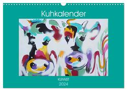 Kuhkalender (Wandkalender 2024 DIN A3 quer), CALVENDO Monatskalender von Ennikova,  Elena