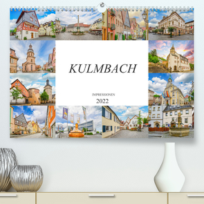 Kulmbach Impressionen (Premium, hochwertiger DIN A2 Wandkalender 2022, Kunstdruck in Hochglanz) von Meutzner,  Dirk