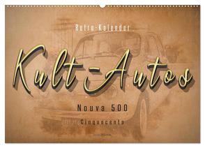 Kult-Autos, Nuova 500 (Wandkalender 2024 DIN A2 quer), CALVENDO Monatskalender von Roder,  Peter