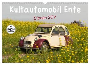 Kultautomobil Ente Citroën 2CV (Wandkalender 2024 DIN A3 quer), CALVENDO Monatskalender von Bölts,  Meike