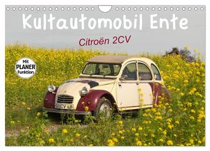 Kultautomobil Ente Citroën 2CV (Wandkalender 2024 DIN A4 quer), CALVENDO Monatskalender von Bölts,  Meike