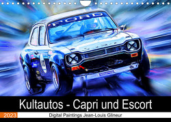 Kultautos – Capri und Escort (Wandkalender 2023 DIN A4 quer) von Glineur,  Jean-Louis