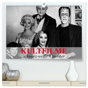 Kultfilme – schwarz-weiße Klassiker (hochwertiger Premium Wandkalender 2024 DIN A2 quer), Kunstdruck in Hochglanz von Stanzer,  Elisabeth