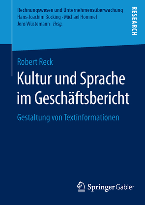 Kultur und Sprache im Geschäftsbericht von Reck,  Robert