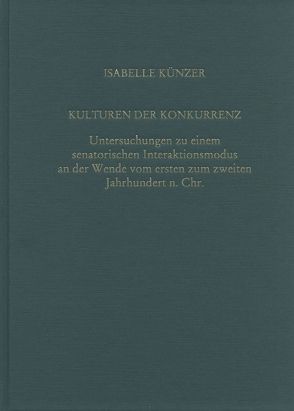 Kulturen der Konkurrenz von Künzer,  Isabelle