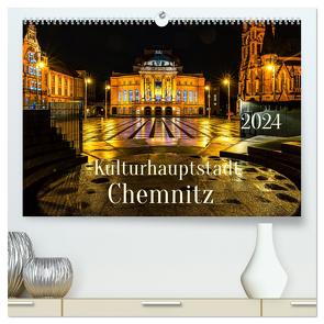 Kulturhauptstadt Chemnitz (hochwertiger Premium Wandkalender 2024 DIN A2 quer), Kunstdruck in Hochglanz von Rogalski,  Solveig