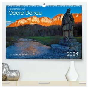 Kulturlandschaft Obere Donau (hochwertiger Premium Wandkalender 2024 DIN A2 quer), Kunstdruck in Hochglanz von Beck,  Andreas