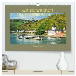 Kulturlandschaft Oberes Mittelrheintal I (hochwertiger Premium Wandkalender 2024 DIN A2 quer), Kunstdruck in Hochglanz von Hess,  Erhard