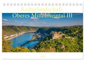 Kulturlandschaft Oberes Mittelrheintal III (Tischkalender 2024 DIN A5 quer), CALVENDO Monatskalender von Hess,  Erhard