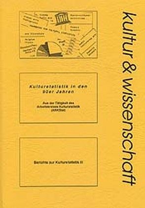 Kulturstatistik in den 90er Jahren