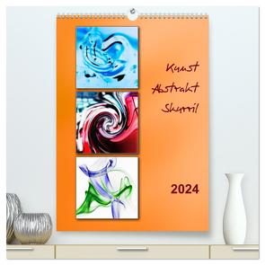 Kunst – Abstrakt – Skurril (hochwertiger Premium Wandkalender 2024 DIN A2 hoch), Kunstdruck in Hochglanz von Kolfenbach,  Klaus
