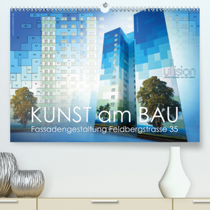 Kunst am Bau – Fassadengestaltung Feldbergstrasse 35 (Premium, hochwertiger DIN A2 Wandkalender 2020, Kunstdruck in Hochglanz) von Allgaier (ullision),  Ulrich