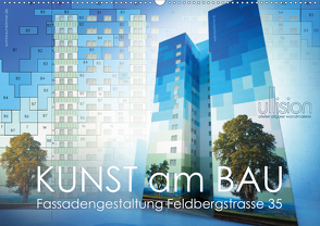 Kunst am Bau – Fassadengestaltung Feldbergstrasse 35 (Wandkalender 2021 DIN A2 quer) von Allgaier (ullision),  Ulrich