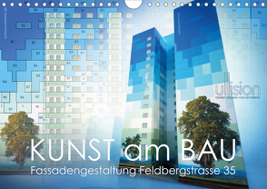 Kunst am Bau – Fassadengestaltung Feldbergstrasse 35 (Wandkalender 2021 DIN A4 quer) von Allgaier (ullision),  Ulrich