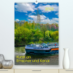 Kunst an Emscher und Kanal (Premium, hochwertiger DIN A2 Wandkalender 2023, Kunstdruck in Hochglanz) von Fritsche,  Klaus