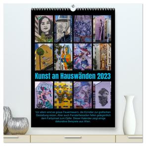 Kunst an Hauswänden (hochwertiger Premium Wandkalender 2024 DIN A2 hoch), Kunstdruck in Hochglanz von Braun,  Werner