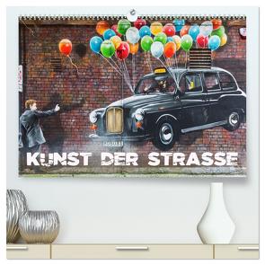 Kunst der Strasse (hochwertiger Premium Wandkalender 2024 DIN A2 quer), Kunstdruck in Hochglanz von Müller,  Christian