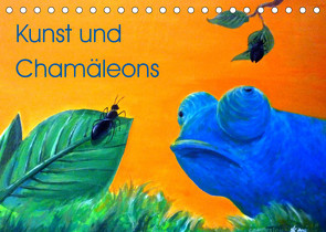 Kunst und Chamäleons (Tischkalender 2022 DIN A5 quer) von Knyssok,  Sonja