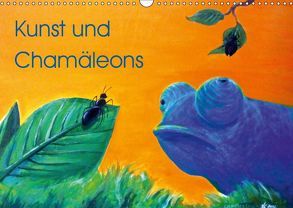Kunst und Chamäleons (Wandkalender 2019 DIN A3 quer) von Knyssok,  Sonja