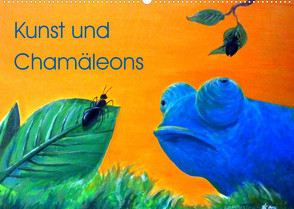 Kunst und Chamäleons (Wandkalender 2023 DIN A2 quer) von Knyssok,  Sonja
