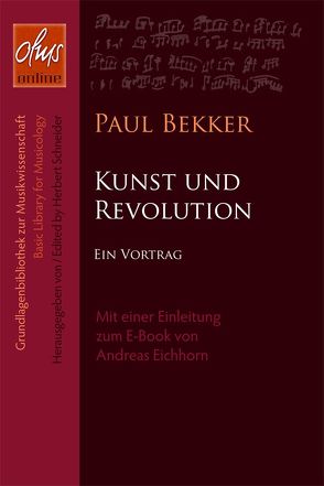 Kunst und Revolution (E-Book) von Bekker,  Paul