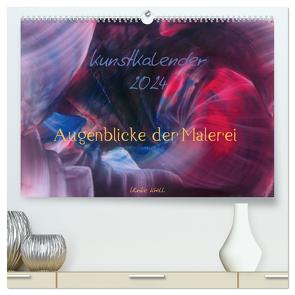 Kunstkalender 2024 – Augenblicke der Malerei (hochwertiger Premium Wandkalender 2024 DIN A2 quer), Kunstdruck in Hochglanz von Kröll,  Ulrike