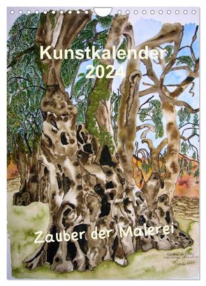 Kunstkalender 2024 – Zauber der Malerei (Wandkalender 2024 DIN A4 hoch), CALVENDO Monatskalender von Kröll,  Ulrike