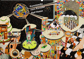 Kunstwerke vom Künstler Ralf Hasse (Wandkalender 2023 DIN A2 quer) von Hasse,  Ralf
