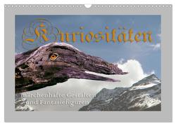 Kuriositäten – Märchenhafte Gestalten und Fantasiefiguren (Wandkalender 2024 DIN A3 quer), CALVENDO Monatskalender von Watzinge,  Harald