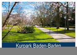 Kurpark Baden-Baden (Tischkalender 2024 DIN A5 quer), CALVENDO Monatskalender von Voigt,  Tanja