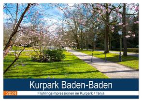 Kurpark Baden-Baden (Wandkalender 2024 DIN A3 quer), CALVENDO Monatskalender von Voigt,  Tanja