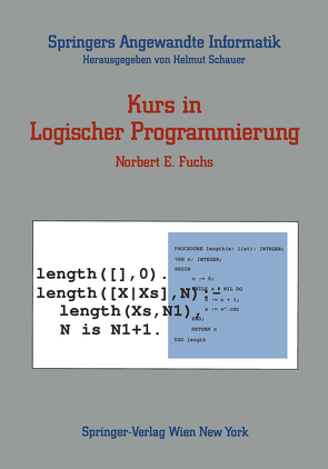 Kurs in Logischer Programmierung von Fuchs,  Norbert E.